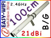 Antena YAGI 21dBi  H-155/RF240 GW/FV