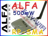 POWER ALFA AWUS036H #500mW# RP-SMA WARDRIVING BT3