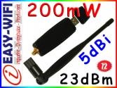 THETA UH-200R - 200mW RP-SMA + 5dBi 